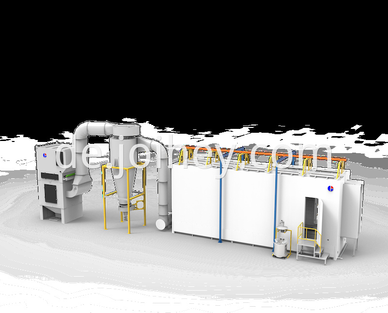 MB Cyclone powder coating booth png